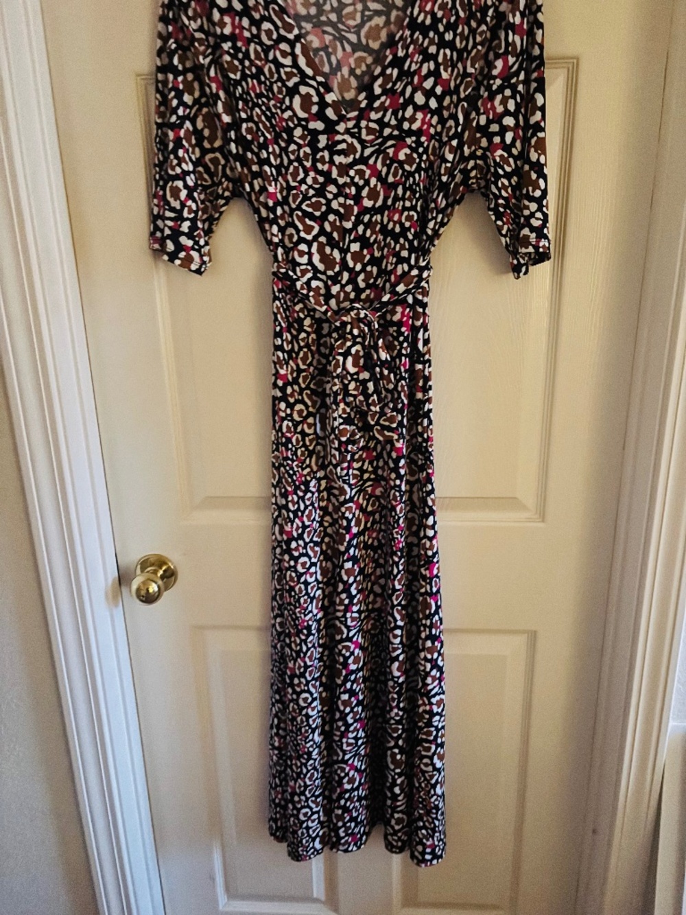 Preston & York Dress, floral, knit, optional belt